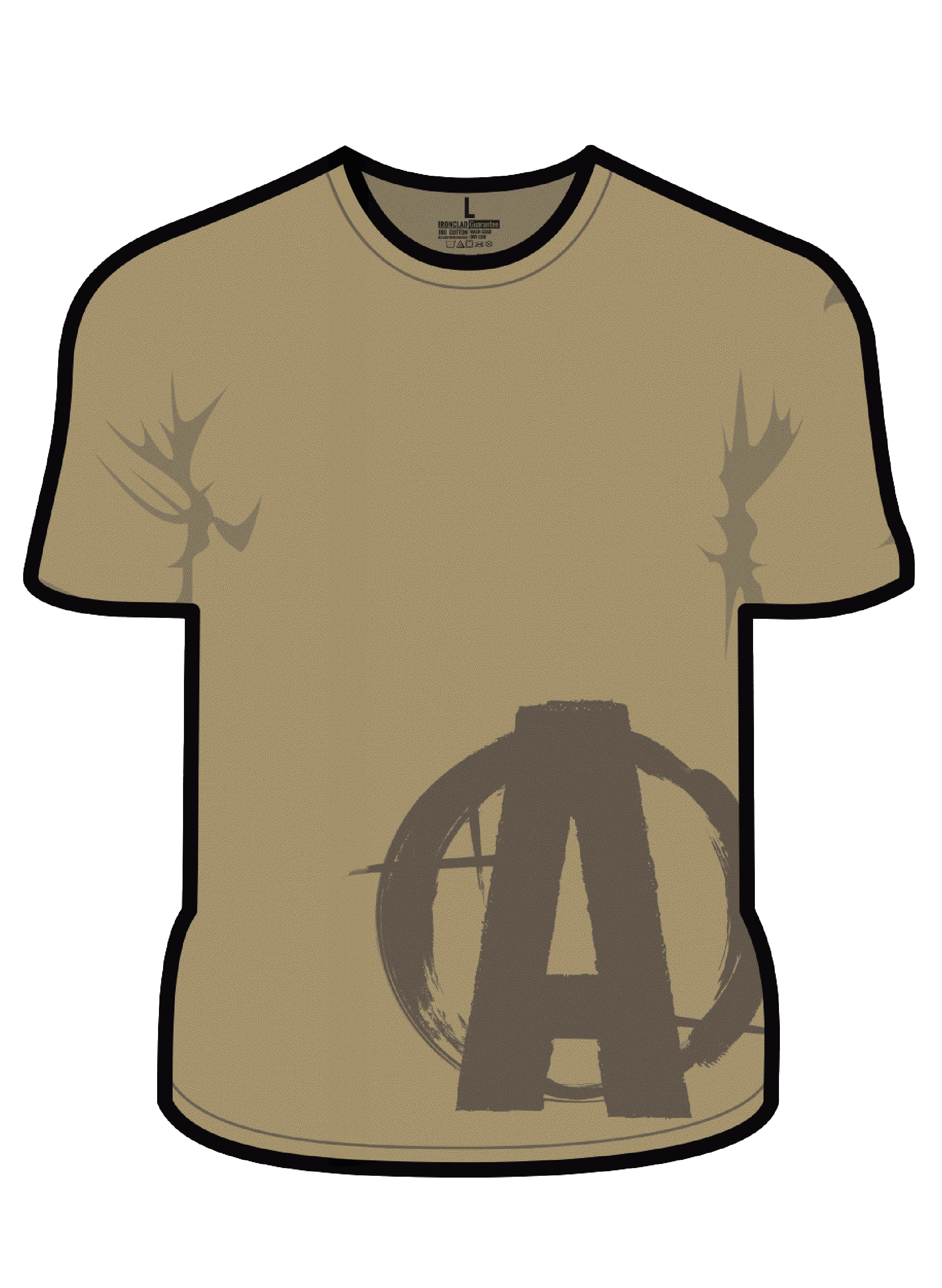 Animal limited edition A icon side tee tan