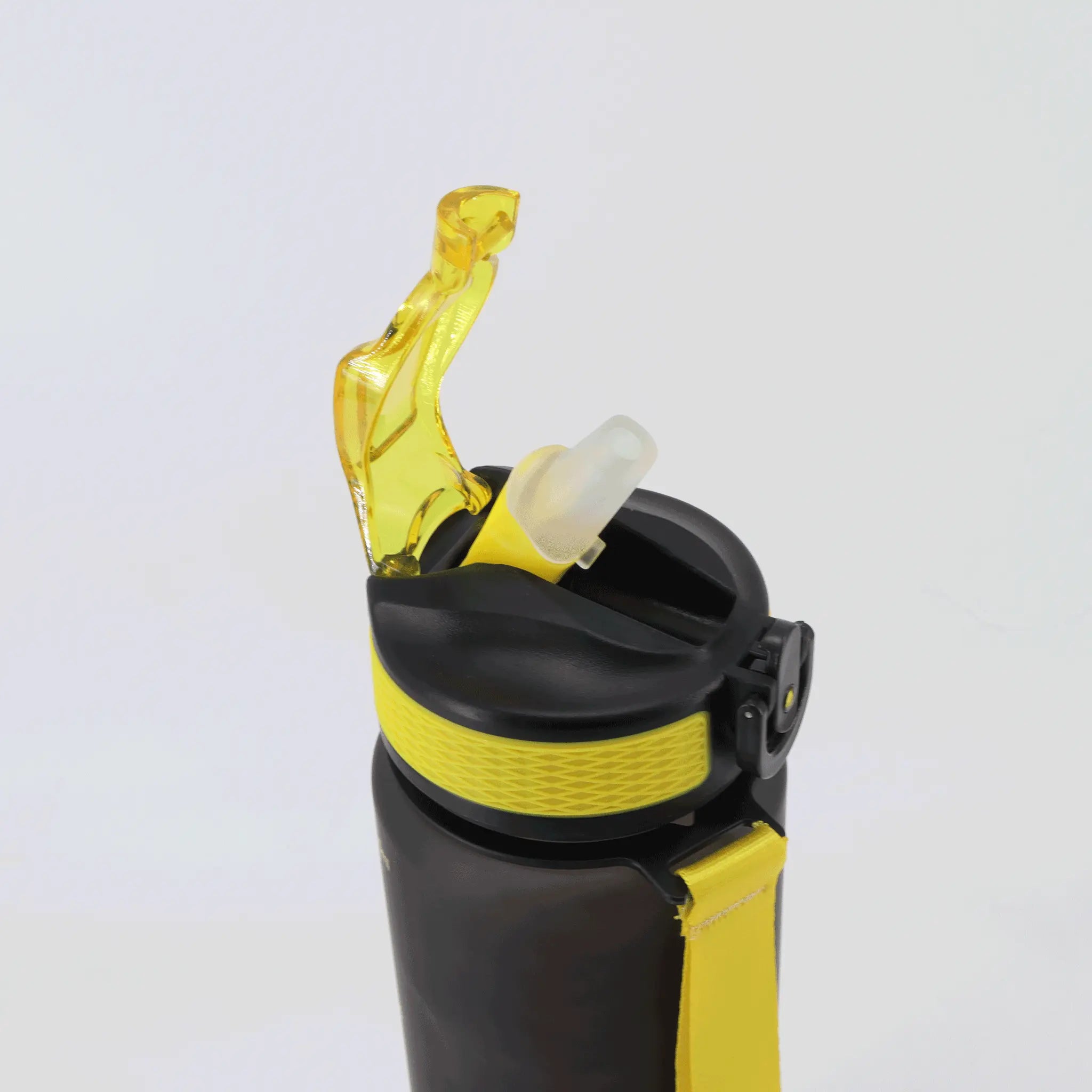 Animal sports water bottle 1 liter side view