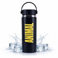 Animal insulated steel water bottle 500ml front