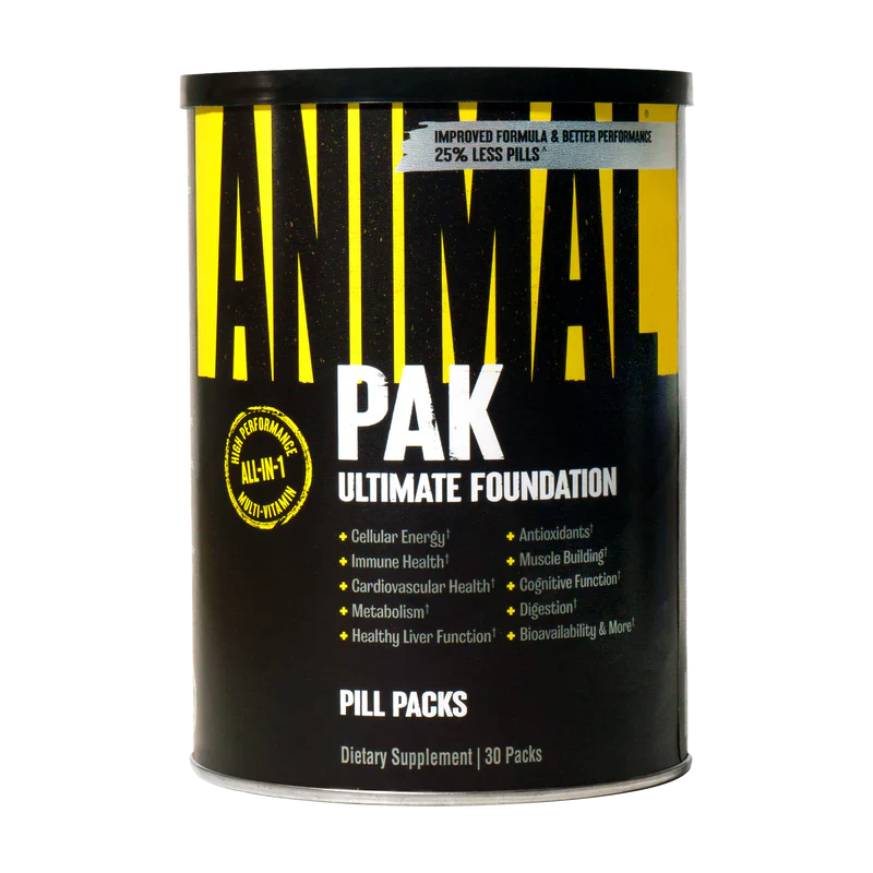 Animal Pak 30-pack multivitamin training supplement