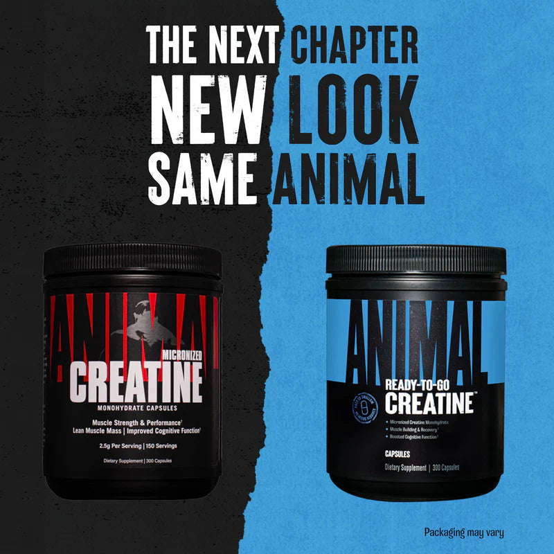 Animal Creatine Capsules new look packaging