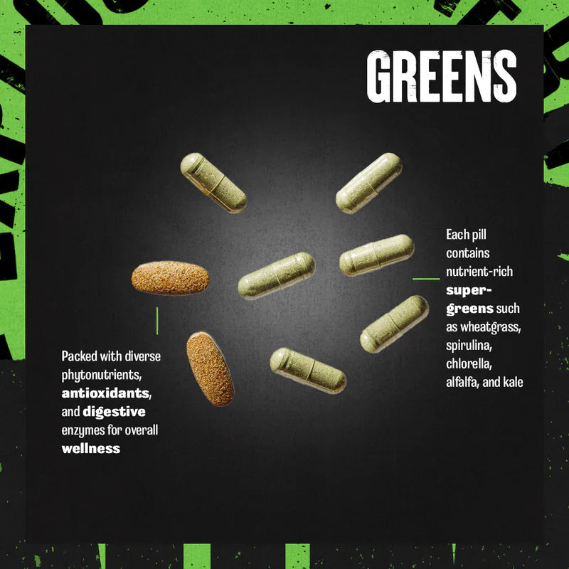 Animal Daily Greens superfood detail