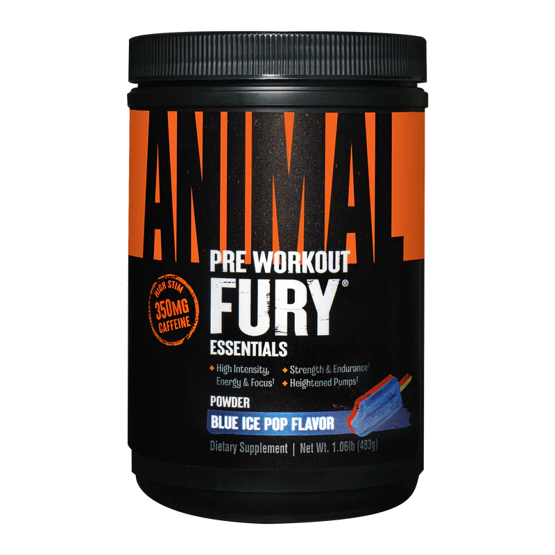 Animal Fury ice pop flavour pre-workout