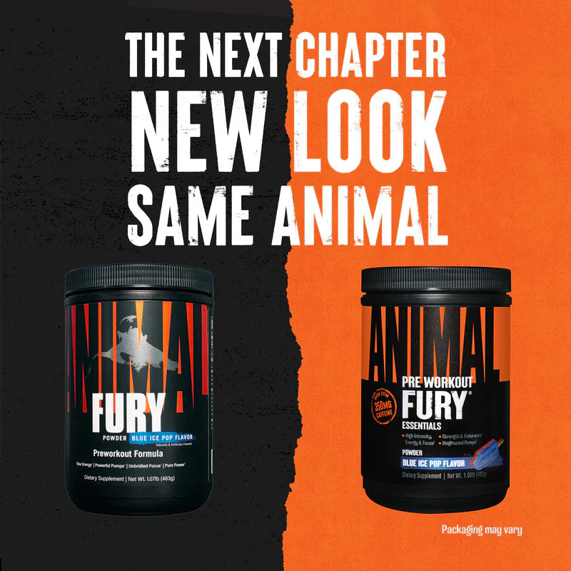 Animal Fury new look pre-workout powder
