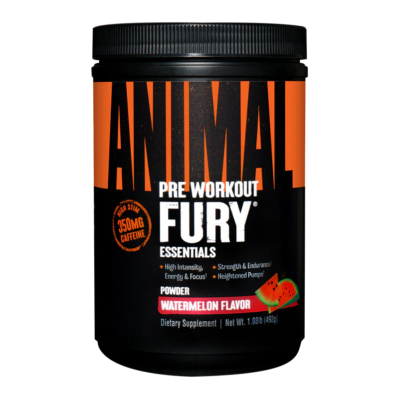 Animal Fury watermelon flavour pre-workout