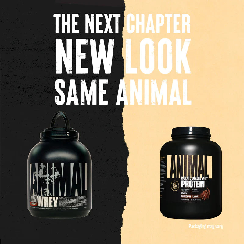 Animal IsoWhey new look protein powder