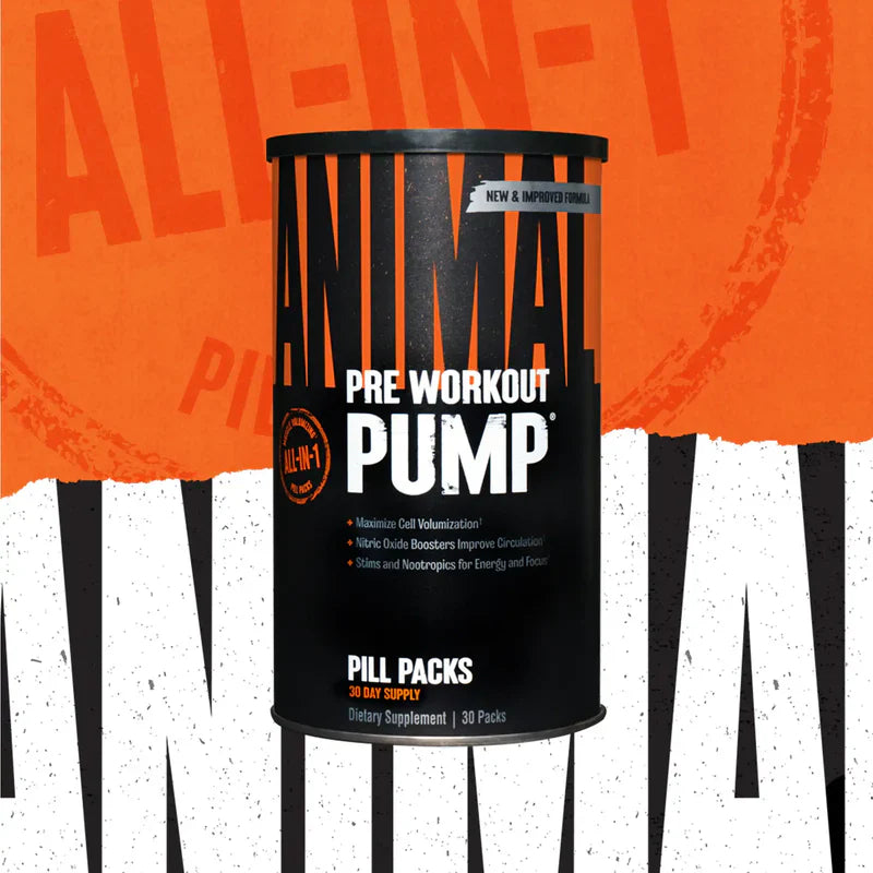Animal Pump stimulant-free pre-workout training pack