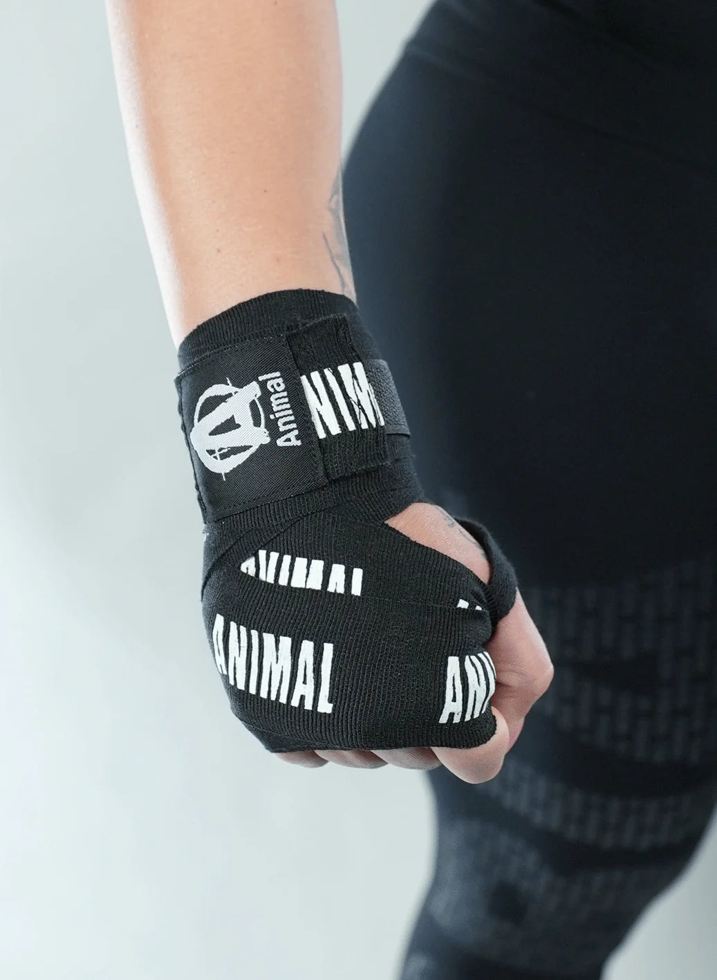 Animal fight wrap wrist wrap hand view