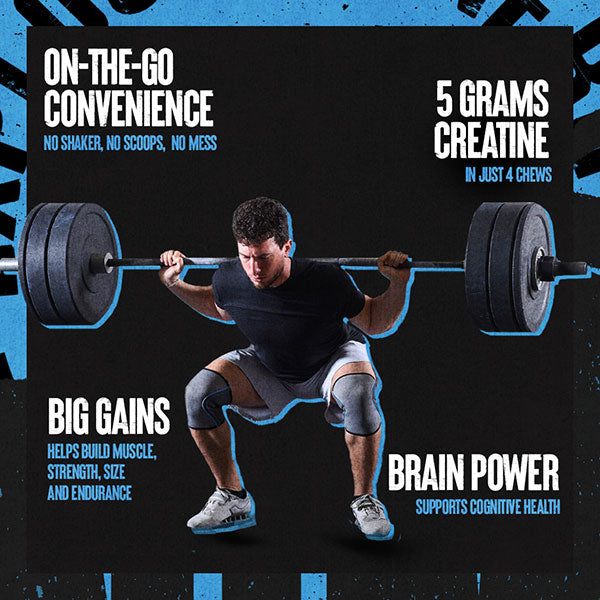 Animal Creatine Chews benefit card