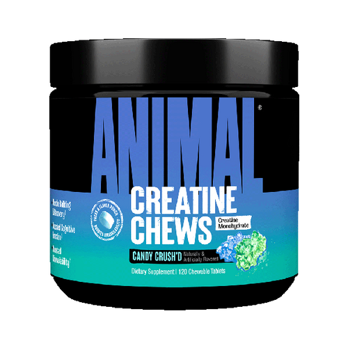 Animal Creatine Chews Candy Crush packaging