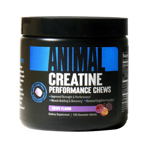 Animal Creatine Chews grape flavour new formula
