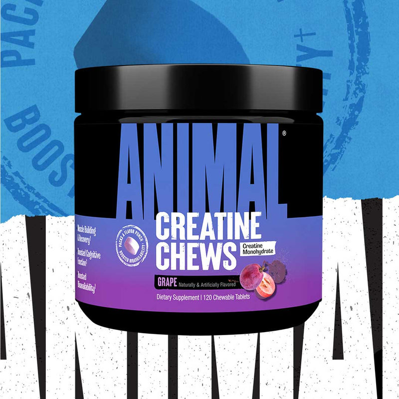 Animal Creatine Chews grape flavour