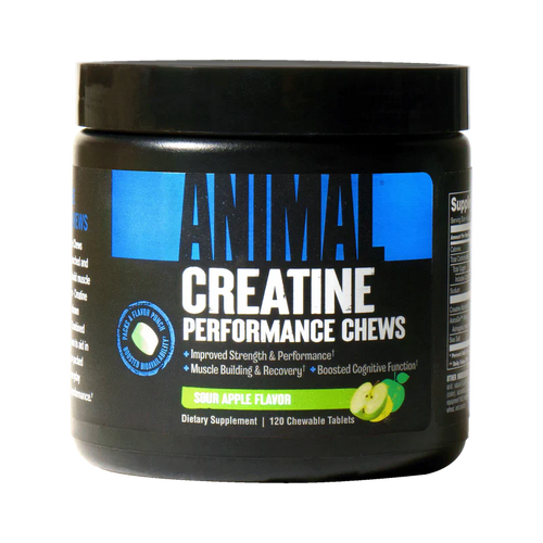 Animal Creatine Chews sour apple flavour new