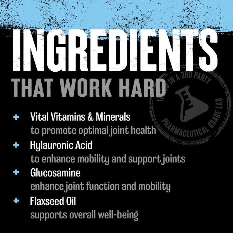 Animal Flex ingredients card joint supplement