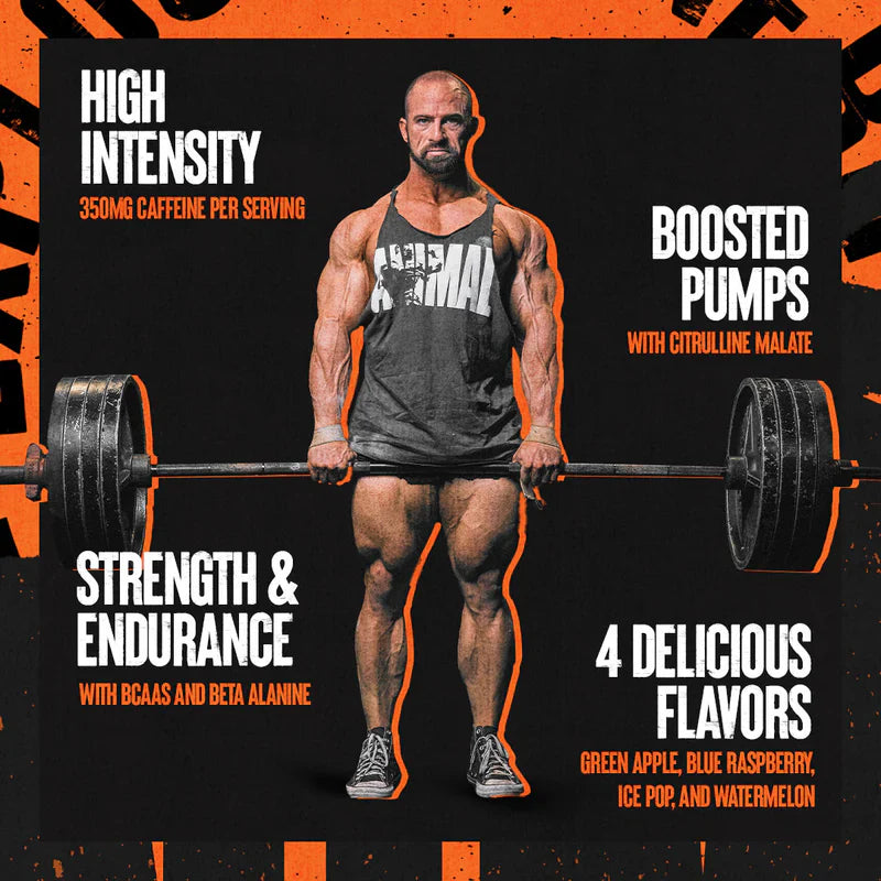 Animal Fury benefits card pre-workout