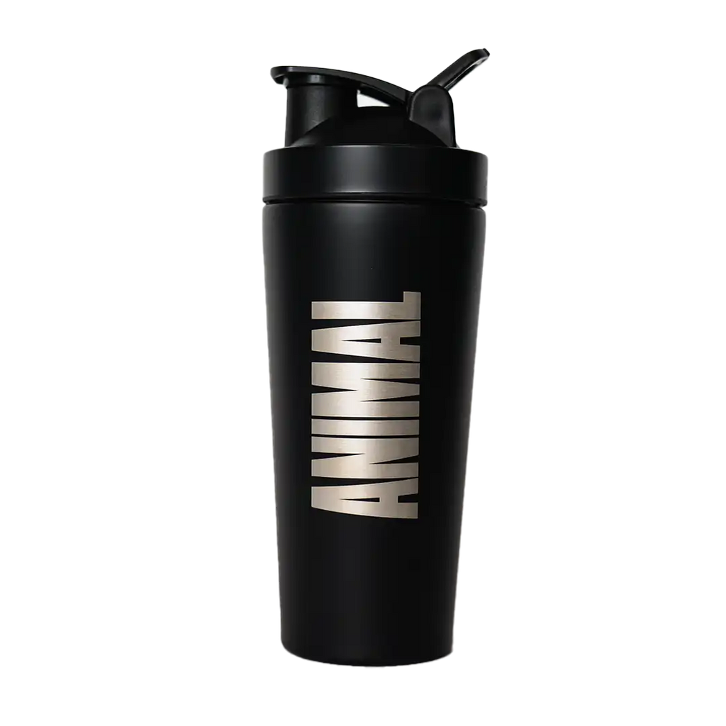 Animal metal shaker bottle top view