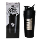 Animal metal shaker bottle side view