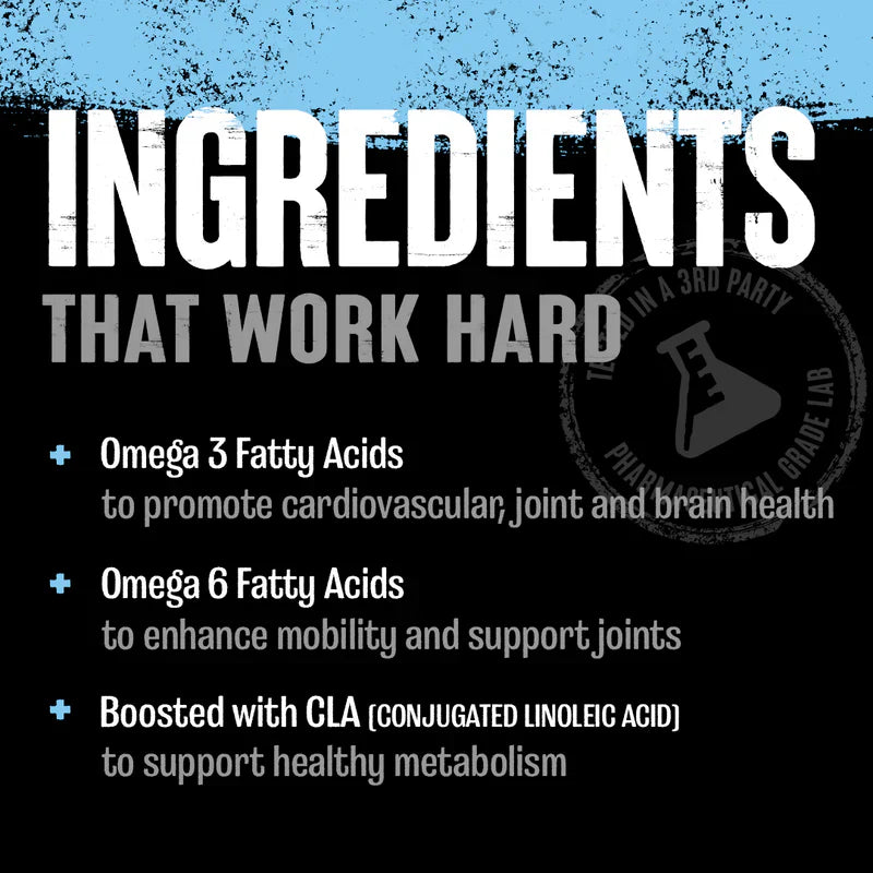 Animal Omega ingredients card