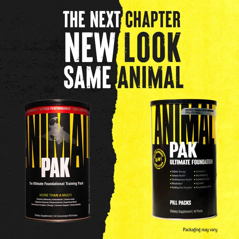 Animal Pak new look all-in-one multivitamin