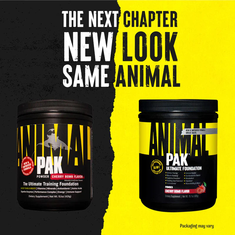 Animal Pak Powder cherry bomb new look