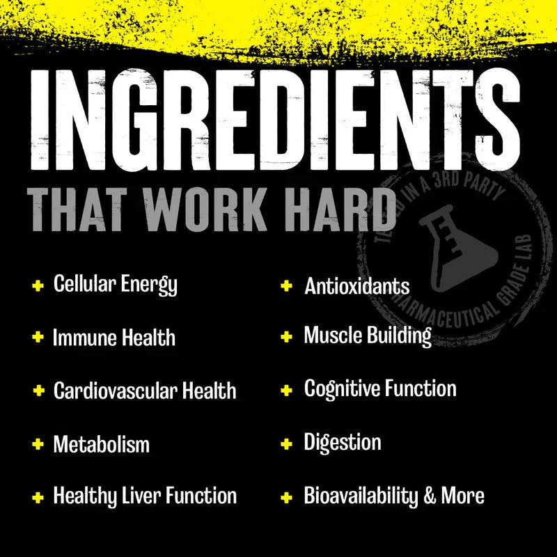 Animal Pak Powder ingredients card
