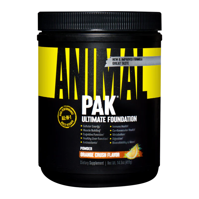 Animal Pak Powder orange crush flavour