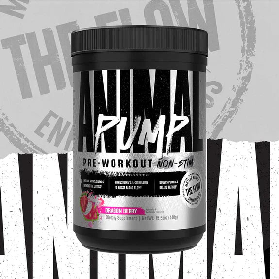 Animal Pump Non-Stim caffeine-free pre-workout dragon berry