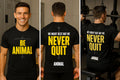Animal never quit t-shirt black limited edition