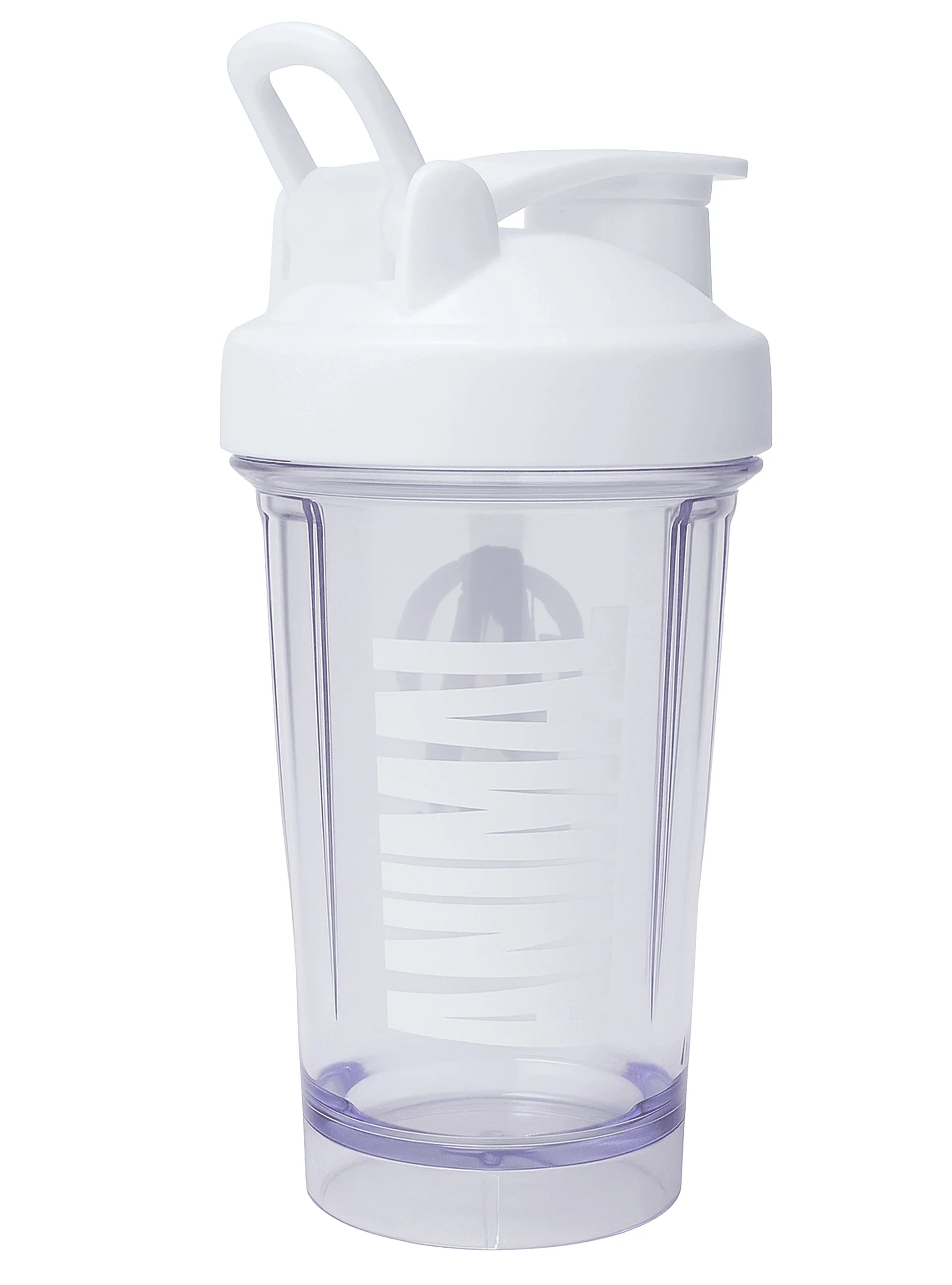 Animal white transparent shaker bottle detail