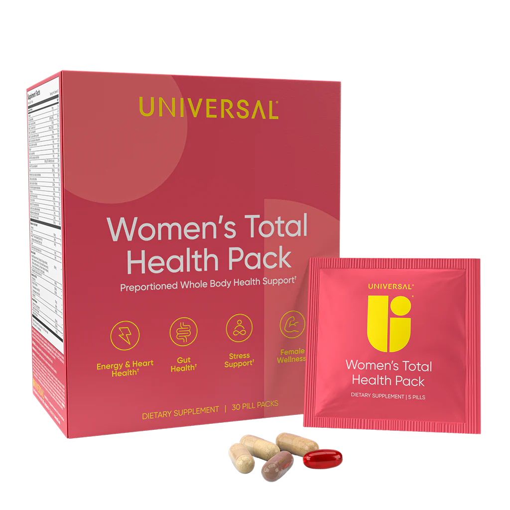 Universal U Womens Total Health Pack daily vitamin supplement