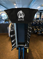 Animal gym towel black lifestyle view