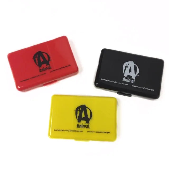 Animal pill case supplement organizer back view