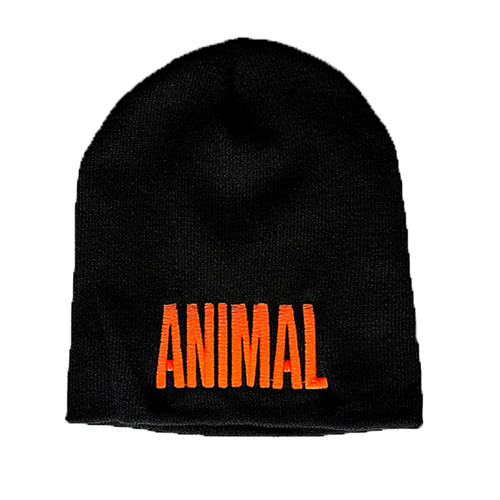 Animal premium beanie orange