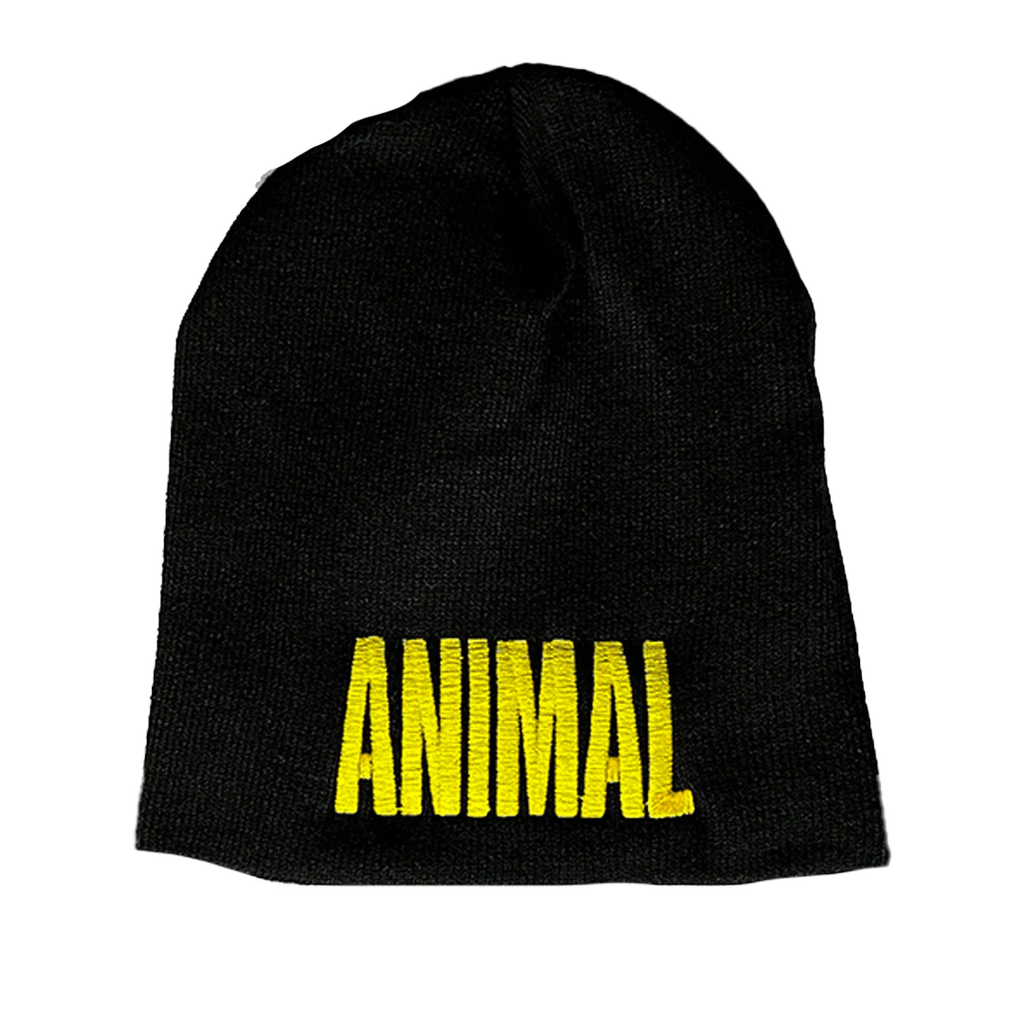 Animal premium beanie yellow