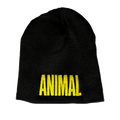 Animal premium beanie yellow
