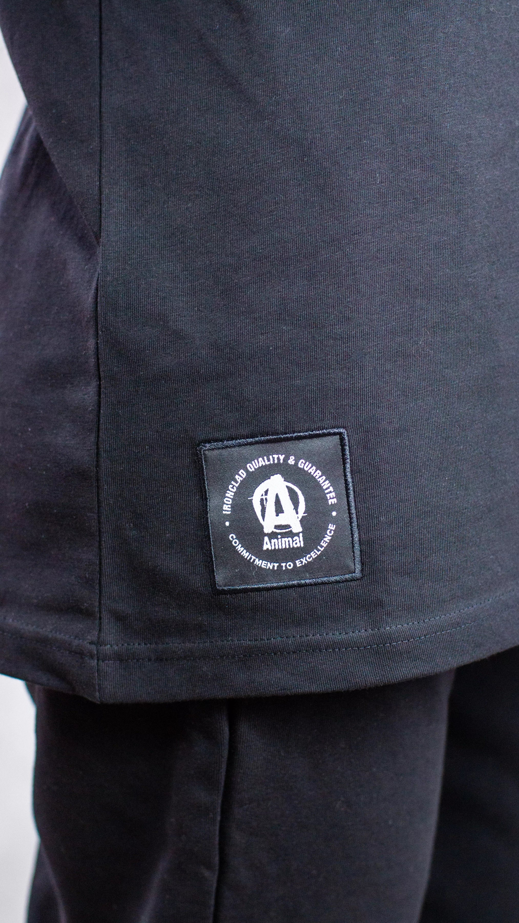 Animal authentic apparel t-shirt emblem detail