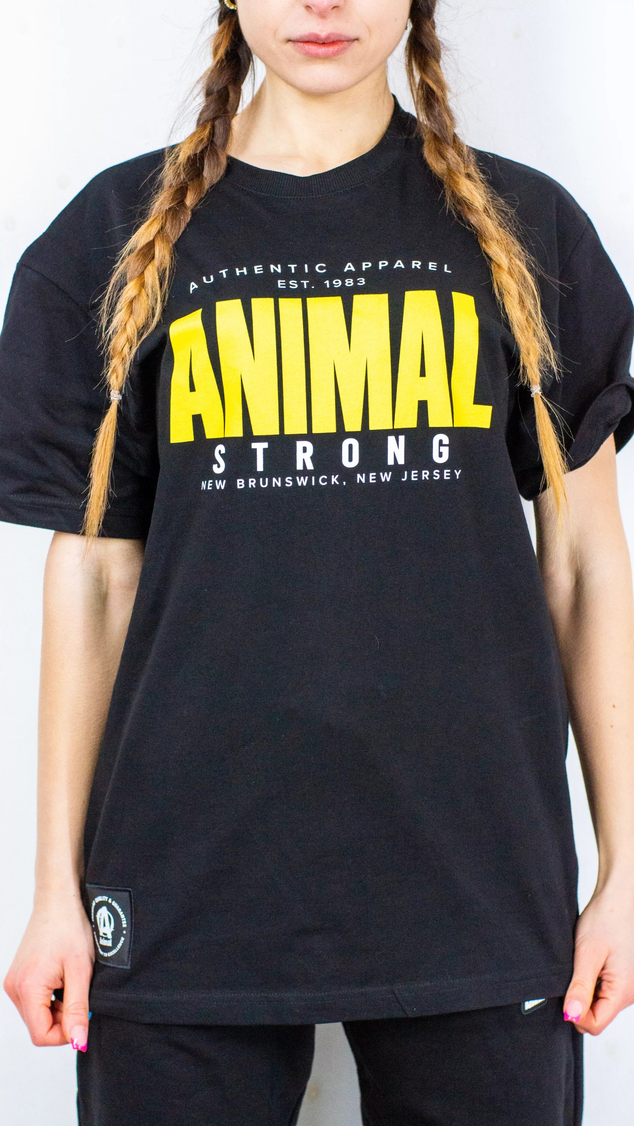 Animal authentic apparel t-shirt womens front view