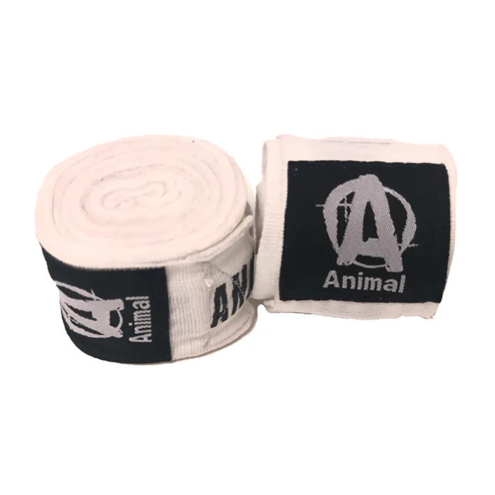 Animal fight wrap white detail view