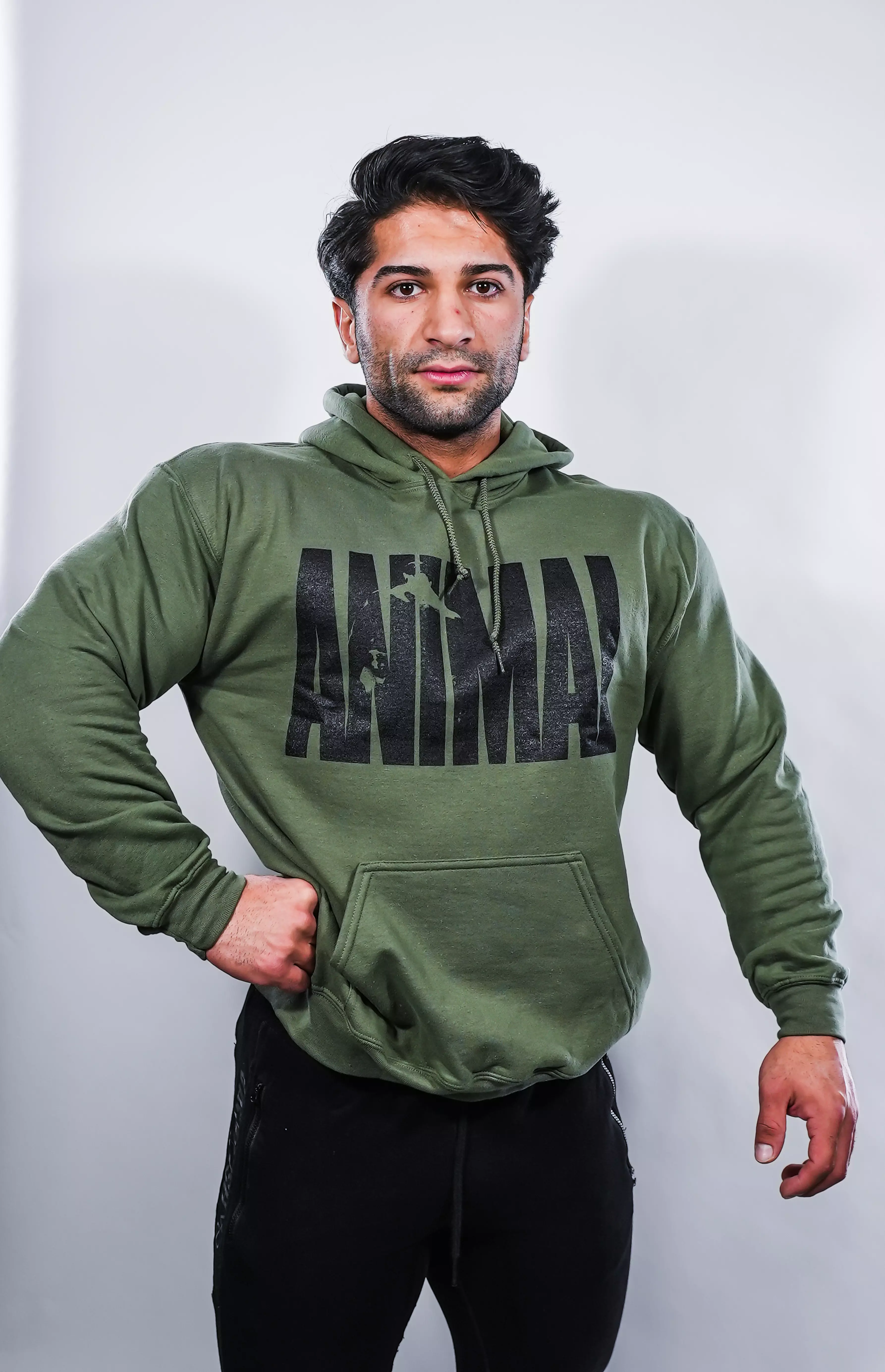 Animal Pak Iconic Hoodie - Military Green | Universal Nutrition Europe